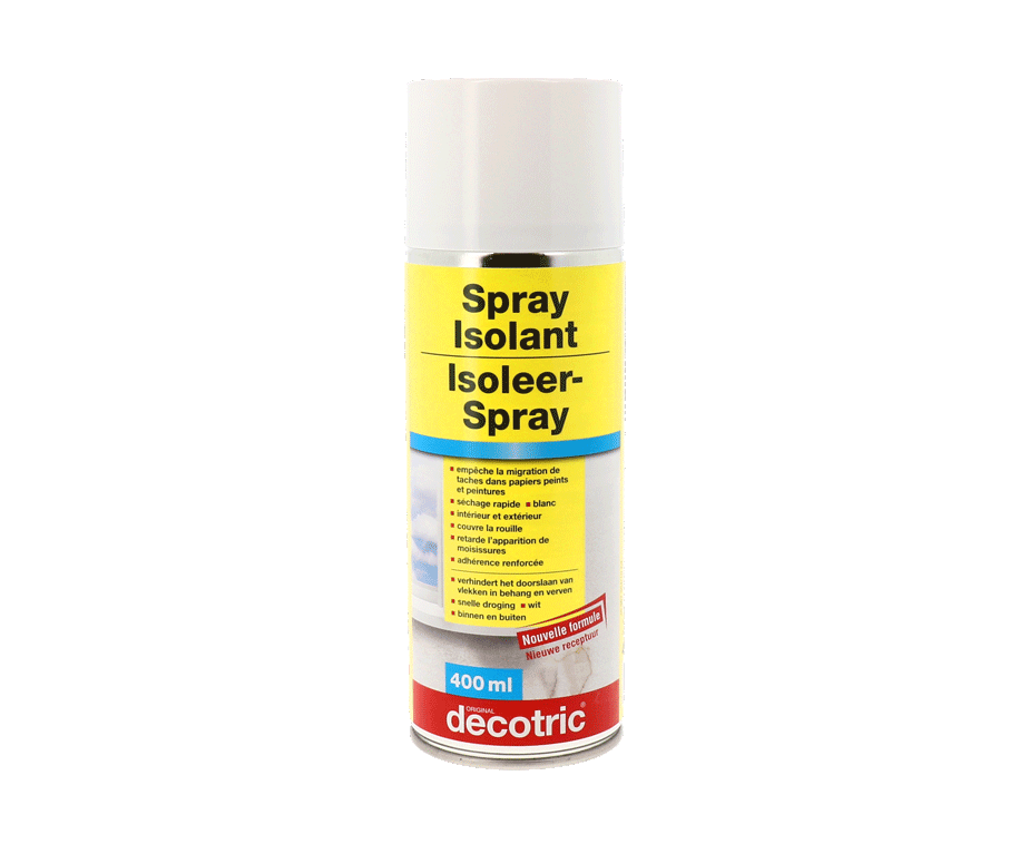 Spray isolant blanc